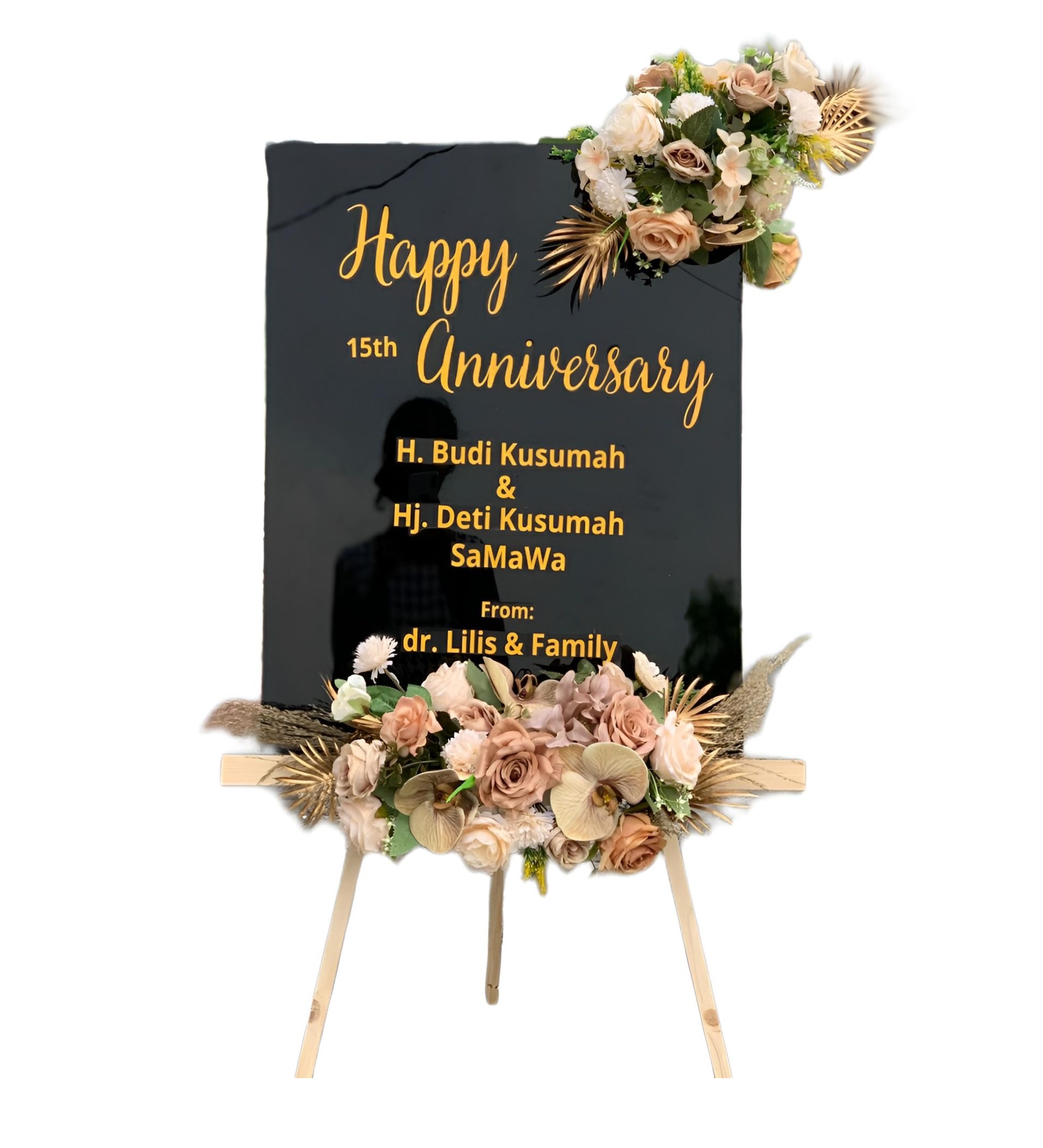 Papan Bunga Akrilik Balongan