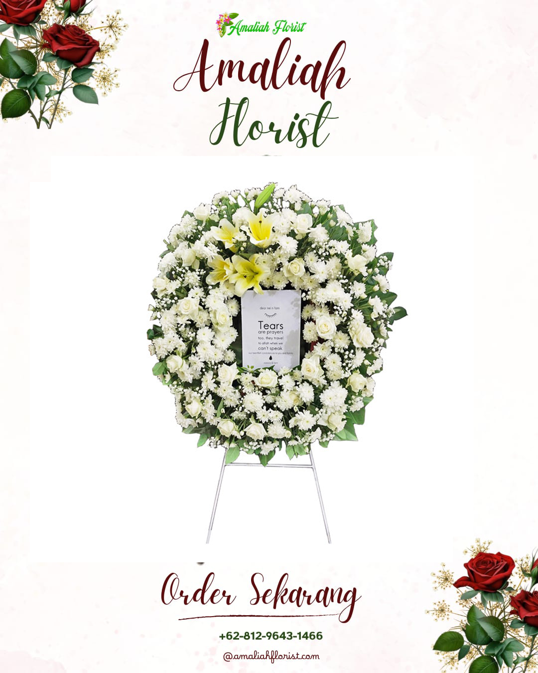 Krans Bunga Duka Balongan